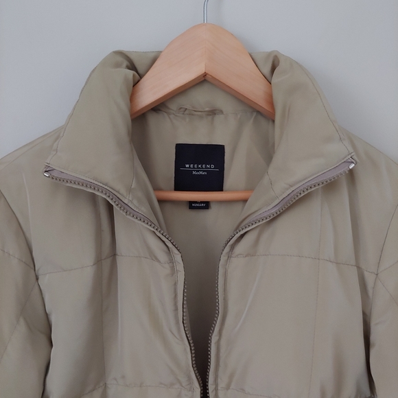 MaxMara Weekend Lightweight Jacket Quilted Goose Down Size 4 - Picture 7 of 15